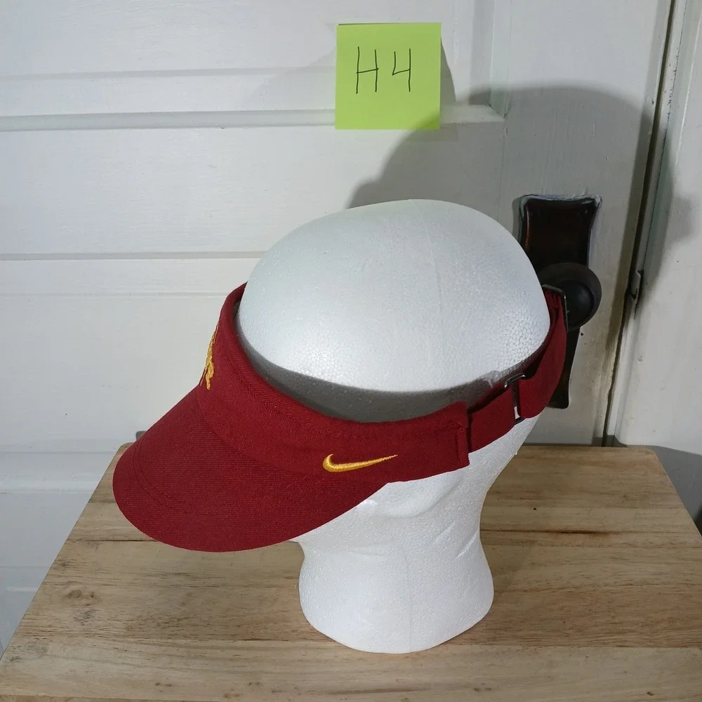 Iowa State Cyclones Nike DRI-FIT Visor Hat‎ Cap Cardinal Gold ISU